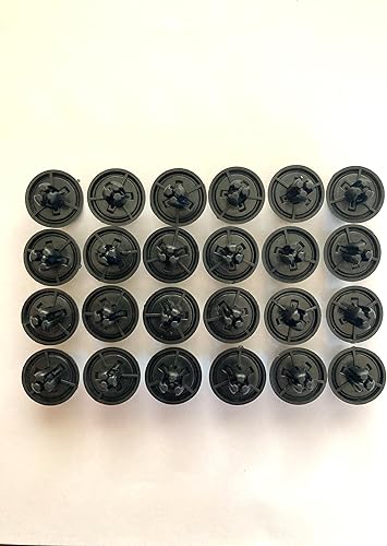 Miniatura 2 de Juego de cuatro protectores contra salpicaduras con clips para Toyota Land Cruiser Prado/J120/J150 1996-2002 (forros de guardabarros, delantales,