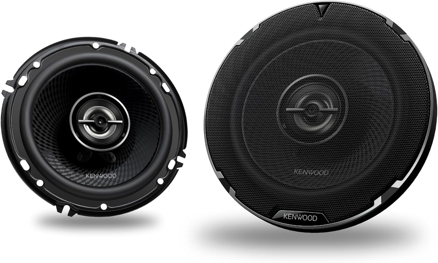 Kenwood KFC-1698RS 6-1/2" 2-Way Car Speakers – 320W Peak Power, Acoustic Sound Harmonizer, Sound Field Enhancer, Easy Installation