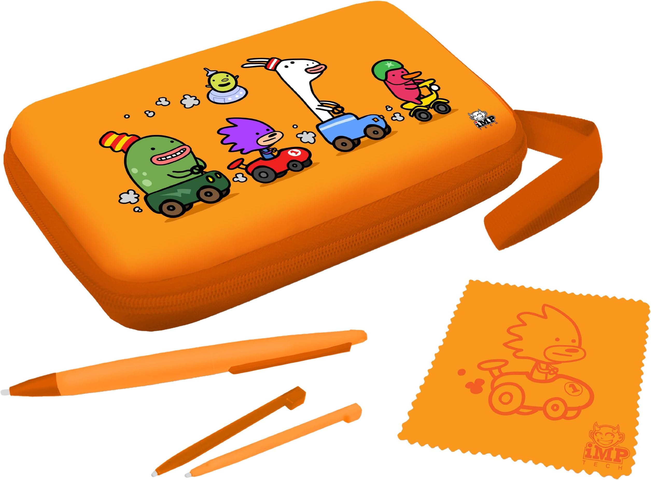 iMP Funkit5 Moto 5-in-1 XL Accessory Kit - Orange (3DS XL / DSi XL)