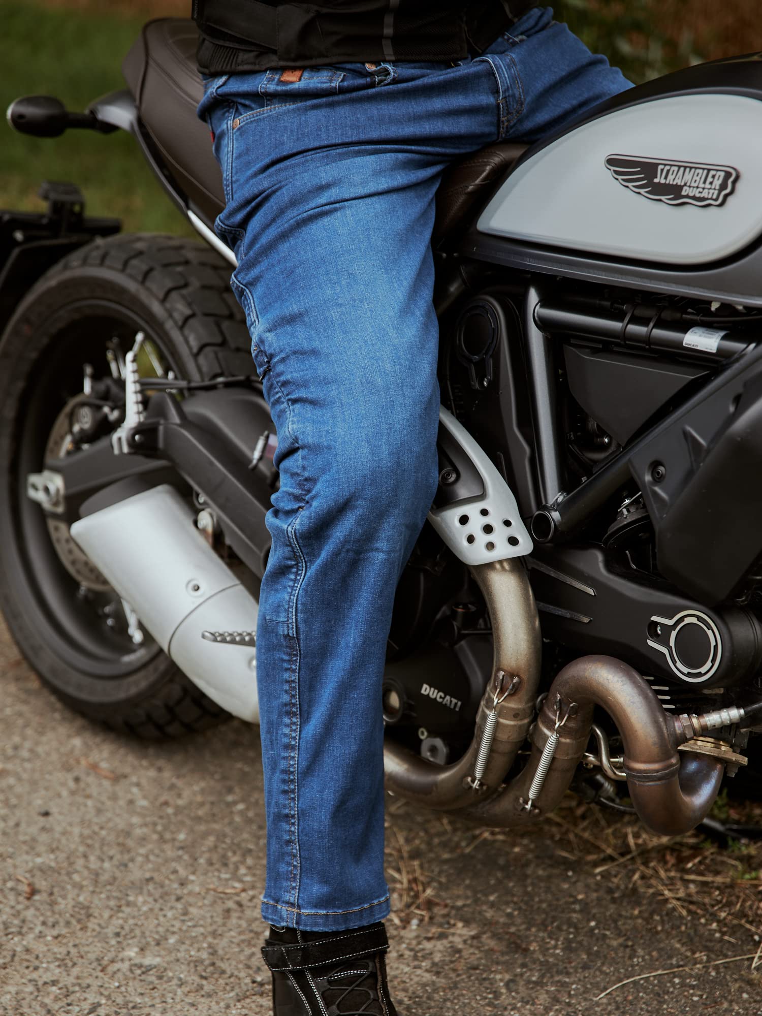REBELHORN Jeansy motocyklowe Mężczyźni Classic Ii Slim Fit