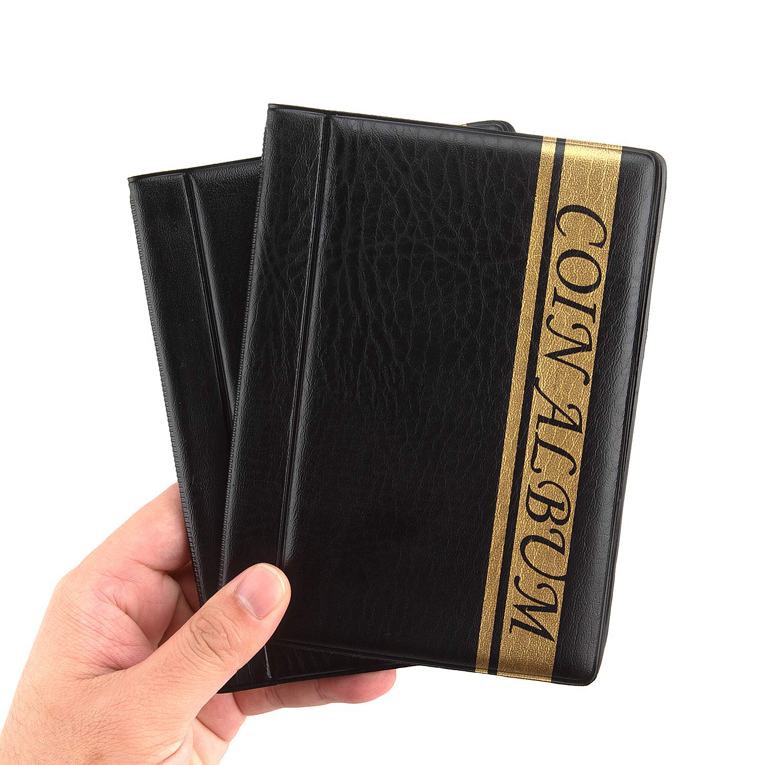 2Pcs Coines Collection Book, 10 Pages 120 Coines Pressed Penny Collector  Book Coines Collection Holder Coines