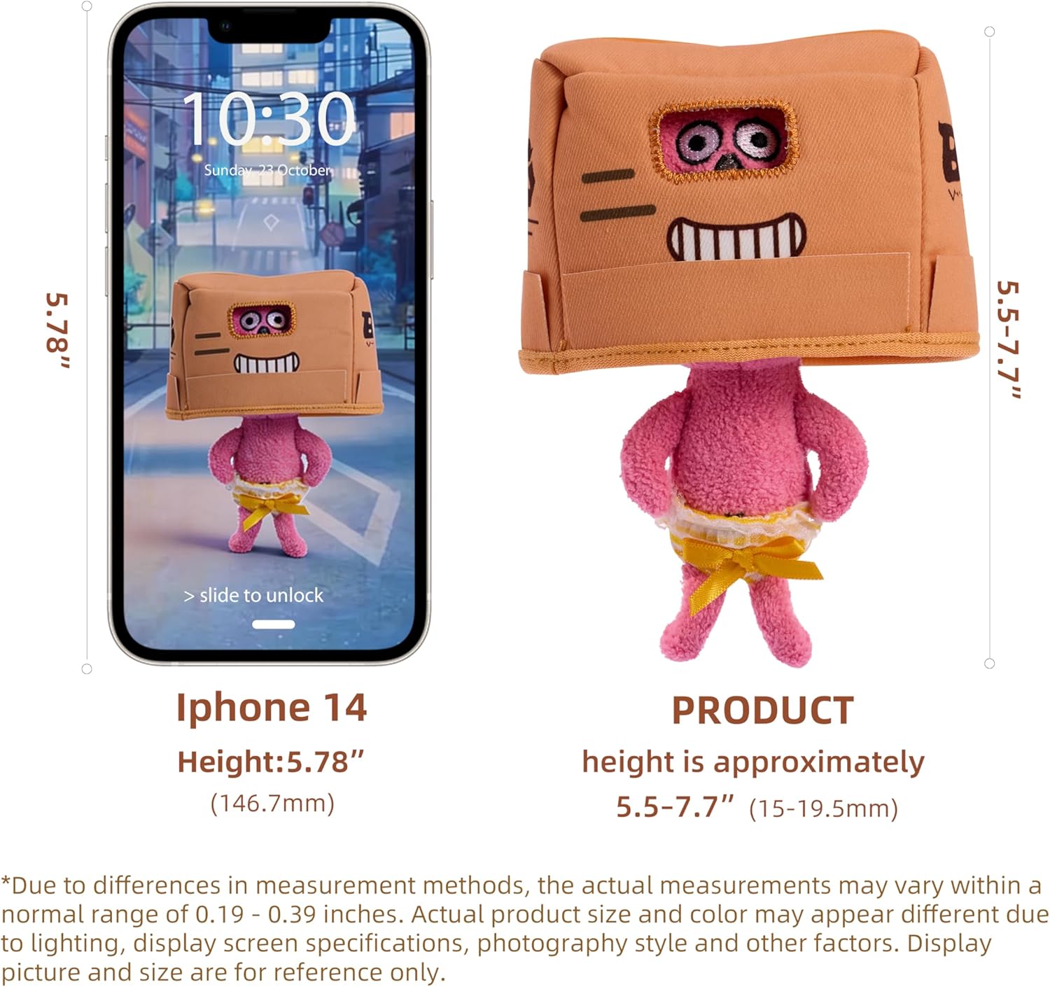POP JOY Fluffy Sneaky Cat Series Plush Blind Box Mystery Cat Plush Collectible Toy with Cute Design Kawaii Face Plush Gift Stuffed Toy 3+ (One Random Box)