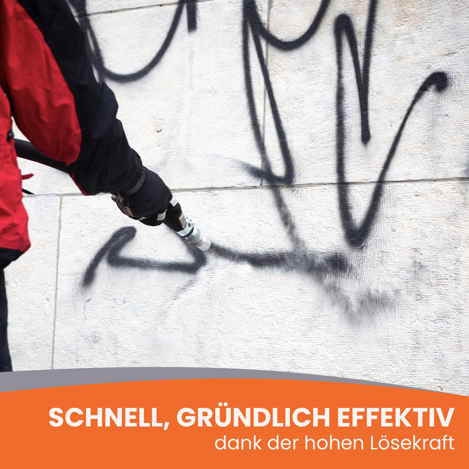 BEKATEQ LS-717 Graffiti-Entferner Reinigungsset 2x 0,75l + Bürste + Vliestuch