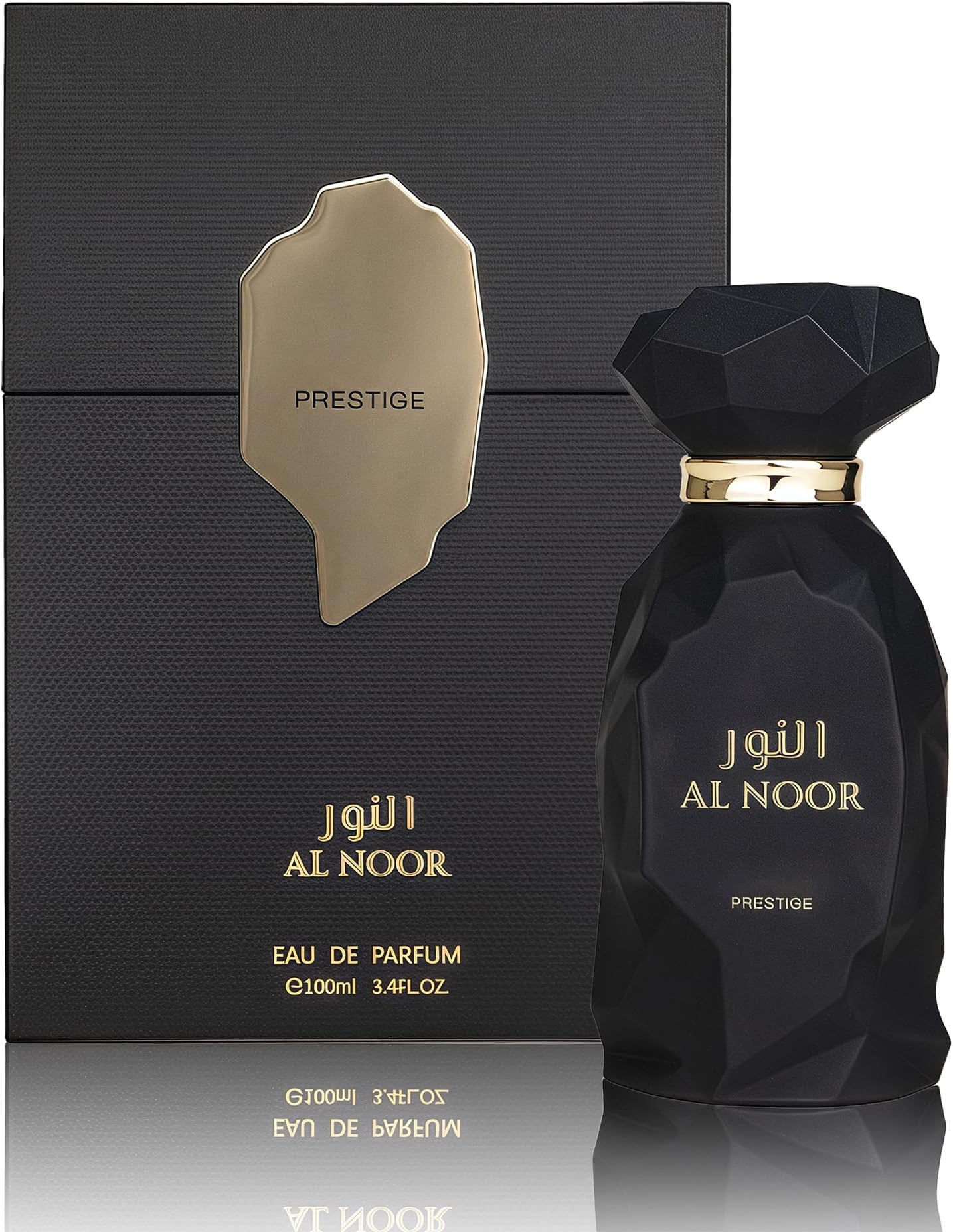 AL NOOR PRESTIGE | EAU DE PARFUM FOR MEN | 100ml | Spicy-Fruity Opening | Oriental Harmony | Luxury Gift(AL NOOR PRESTIGE)