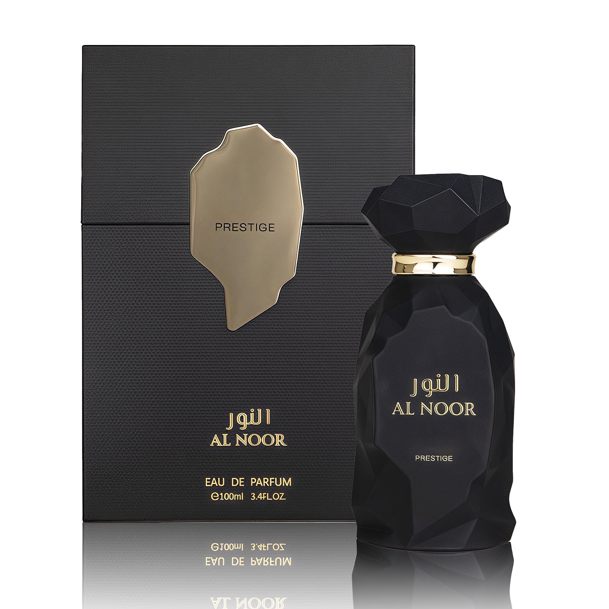 AL NOOR PRESTIGE | EAU DE PARFUM FOR MEN | 100ml | Spicy-Fruity Opening | Oriental Harmony | Luxury Gift(AL NOOR PRESTIGE)