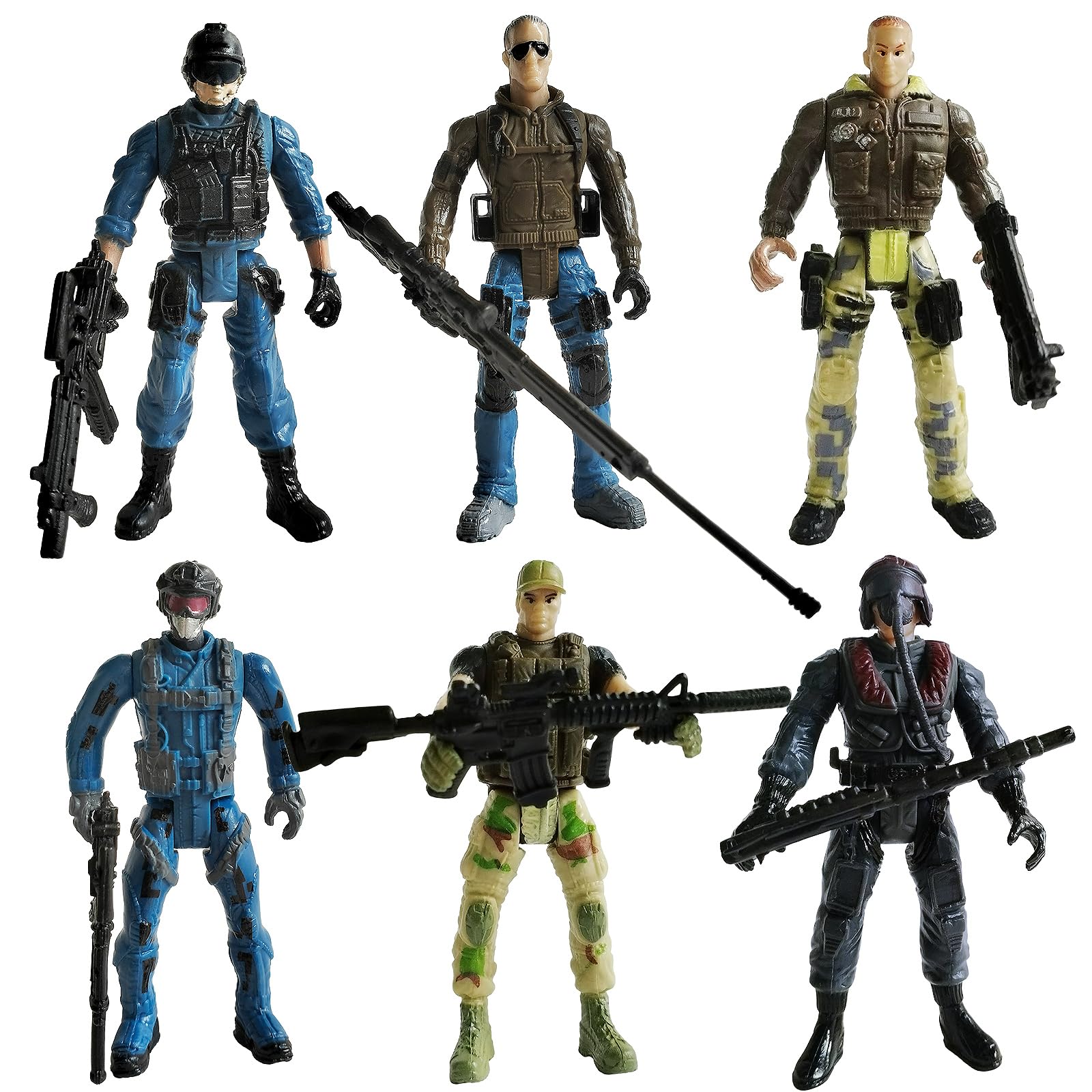 Rayquaza Army Special Forces Kids Toys?6Pack Military Toy Soldiers