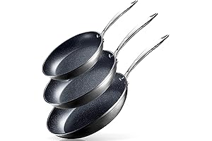 Granitestone Pro Nonstick Frying Pans and Nonstick Skillet with Hard Anodized Durable Construction
