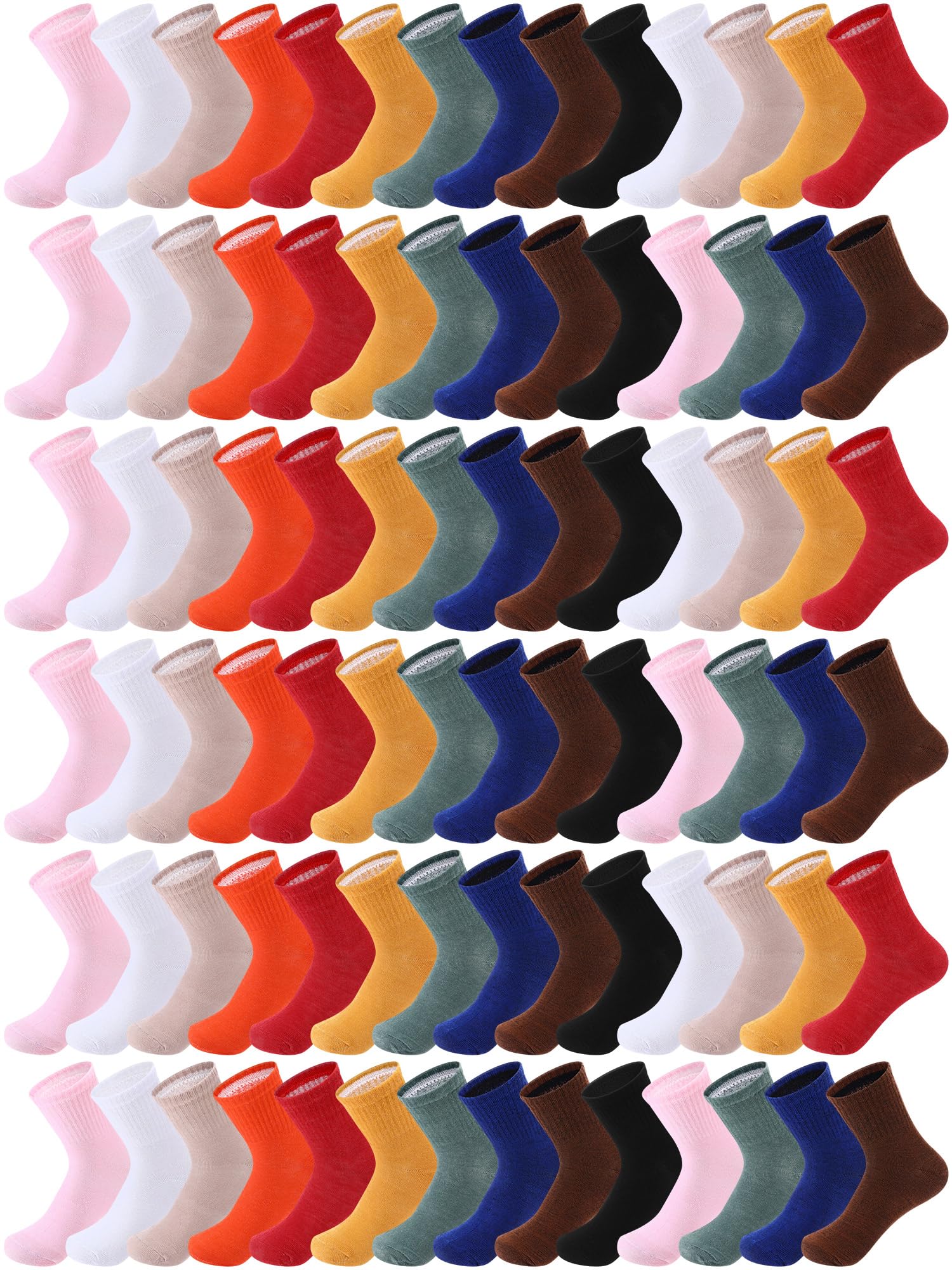 Tarpop 100 Pairs Mens Ankle Socks