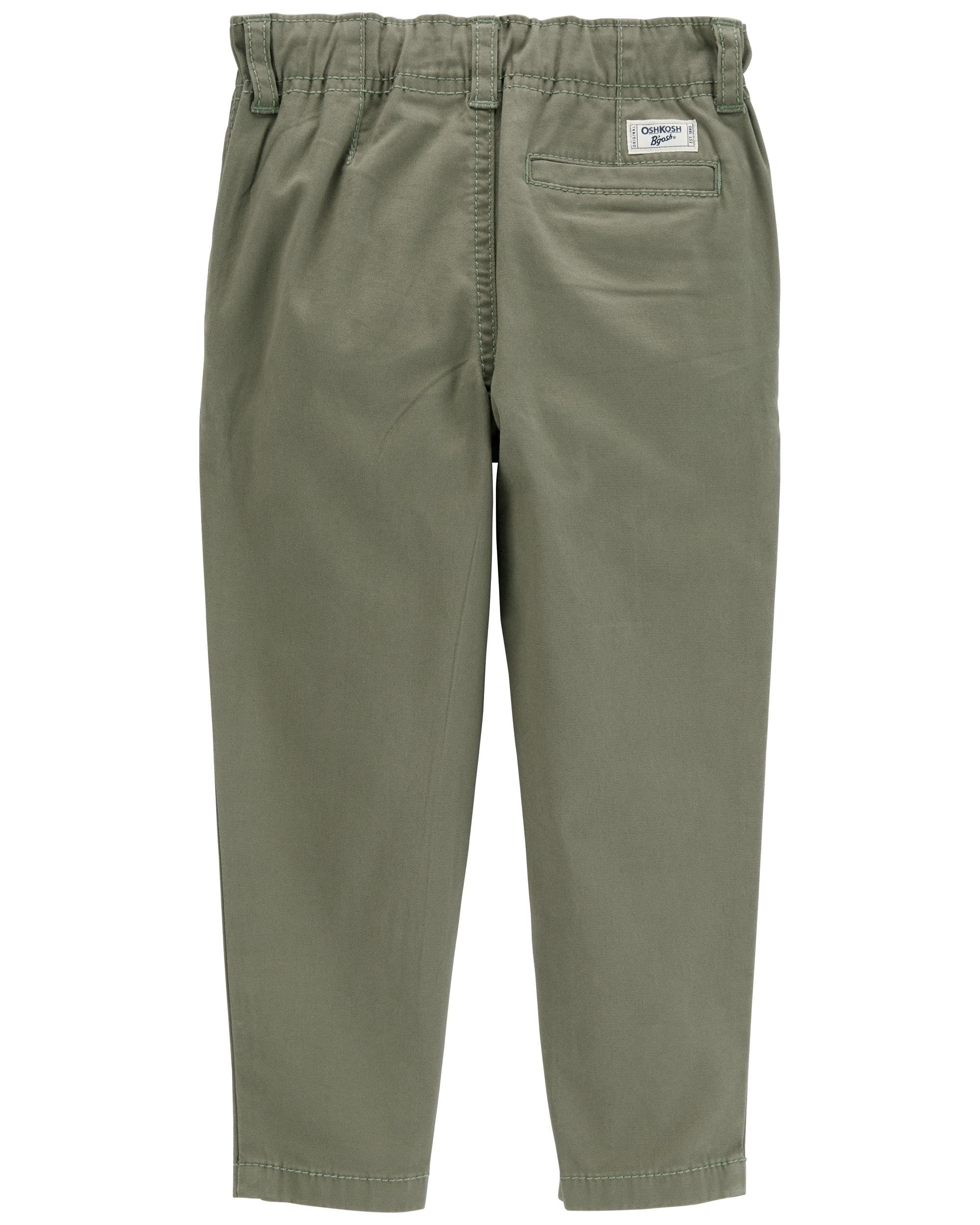 OSHKOSH B'GOSH Pantalones chinos ajustados y elásticos para niño