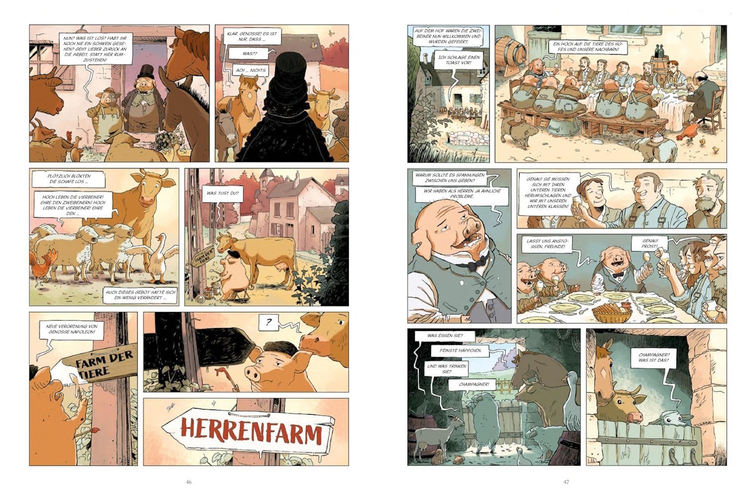 Farm der Tiere: Graphic Novel nach George Orwell