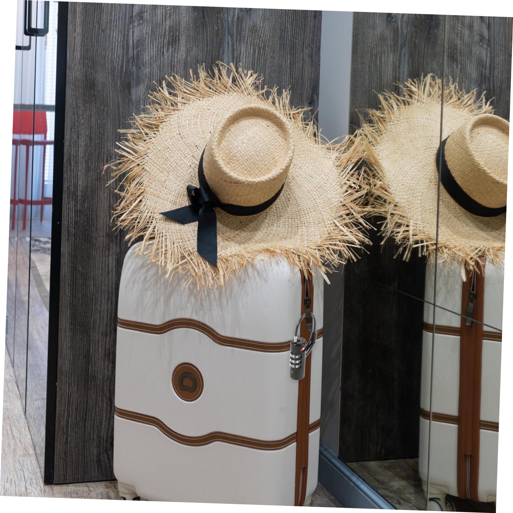 Gatuida 3piezas Candado De Combinación Para Equipaje y Mochilas Cerradura De Seguridad Para Maletas y Bolsos Diseño Duradero Para Viajes