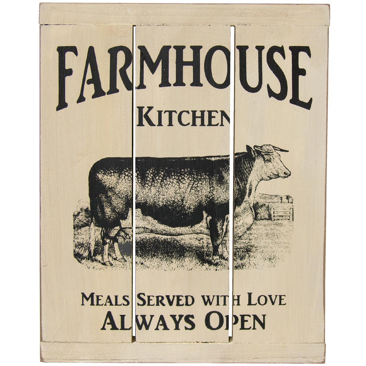 Rustic Farmers Kitchen Slat Sign Farmhouse Classic