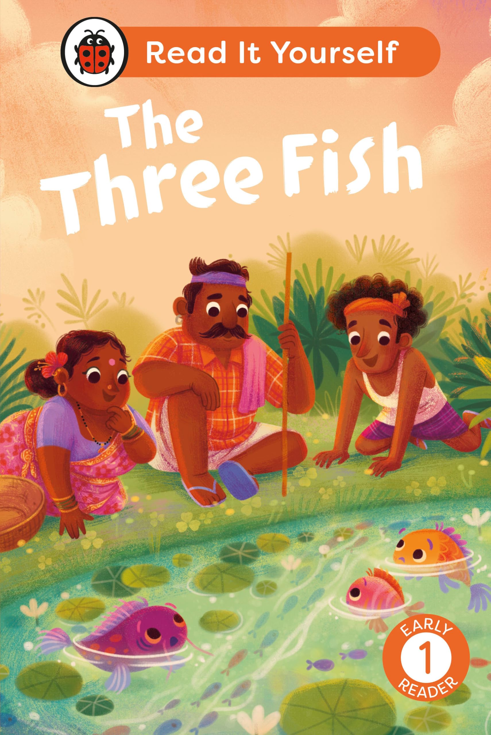 Ladybird Unisex Kids Multicolor Three Fish: Read It Yourself - Level 1 Early Reader Hardback Book