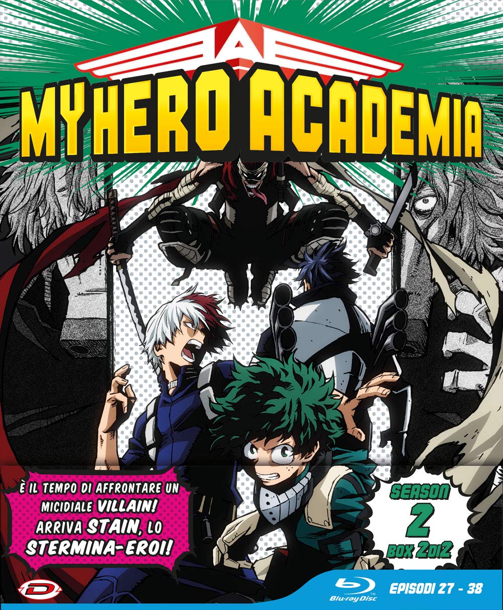My Hero Academia Box 3 Blu-ray Regalo Coleccionista de Anime Japonés con Episodios 27 a 38