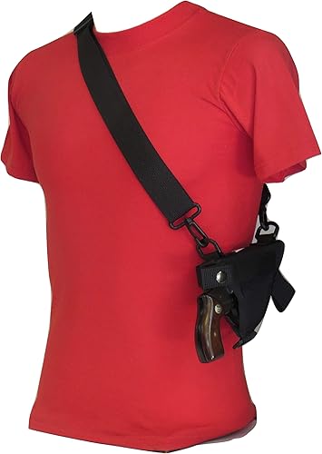 Miniatura 3 de Bandolier Funda de hombro 2"-2 12" Revólver pequeño 38, 357, 22 - J Frame Negro