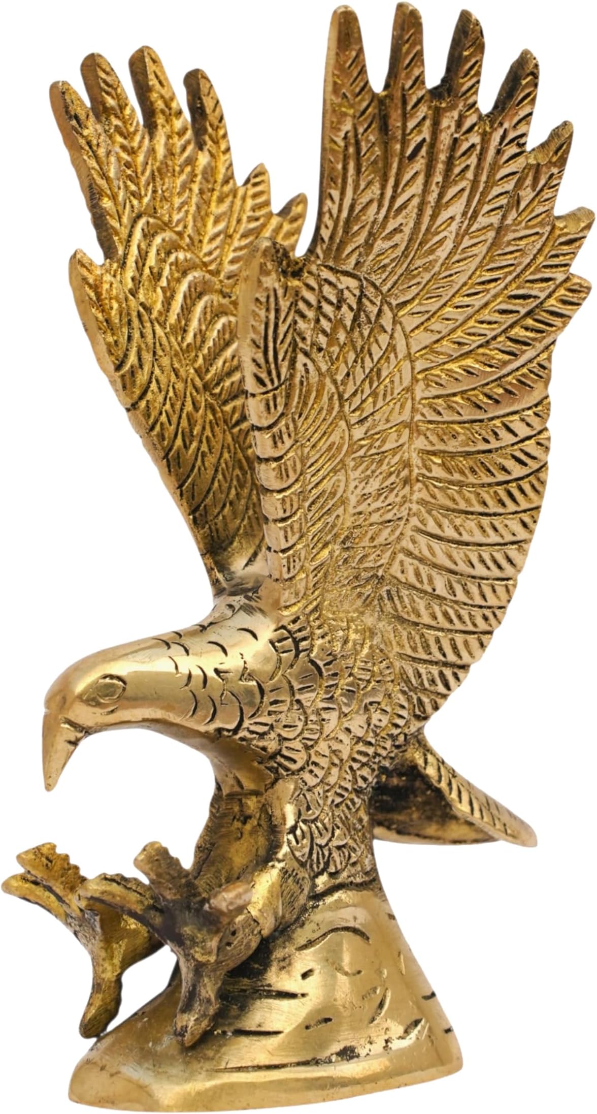 Vastu Brass Eagle Statue | Size-5 X 8 X 15 Cm | 550 g Weight Approx. | Home Decor Statue | Vastu Idol for Home & Office | Vastu 3D Remedy | Zonal Placement -South-WEST