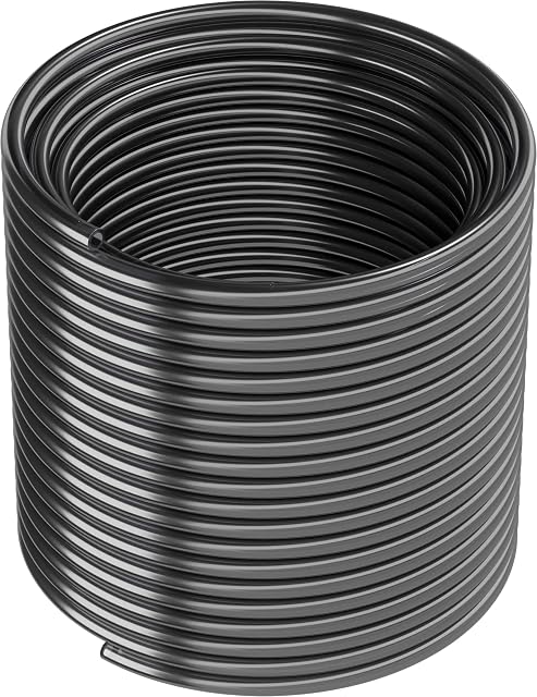ARKA Manguera de PVC - 4/6 mm, gris, 10 m