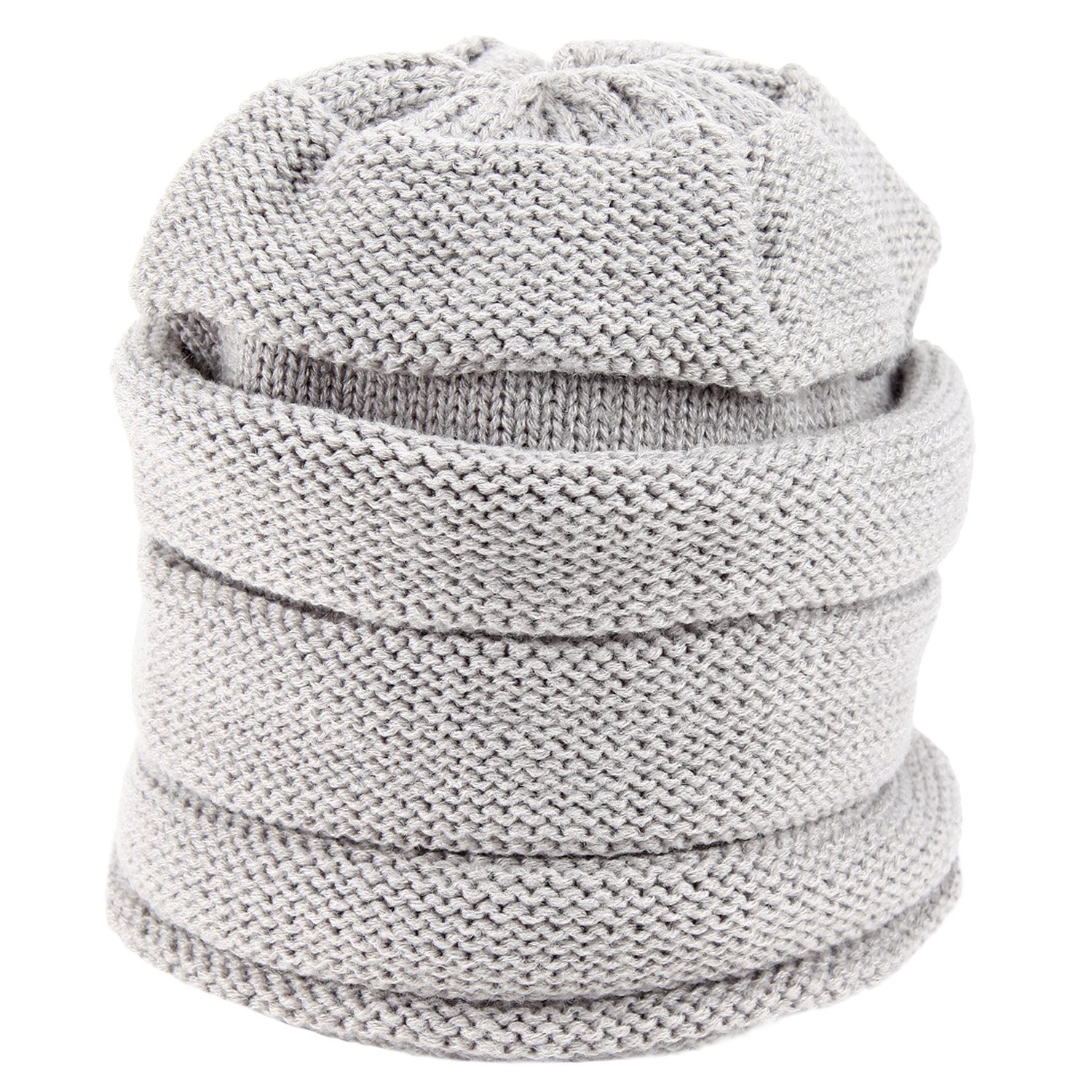 FabSeasons Unisex Smoke Grey Acrylic Woolen Slouchy Beanie and Skull Cap for Winters (B01N1K11L6) Amazon Price History, Amazon Price Tracker