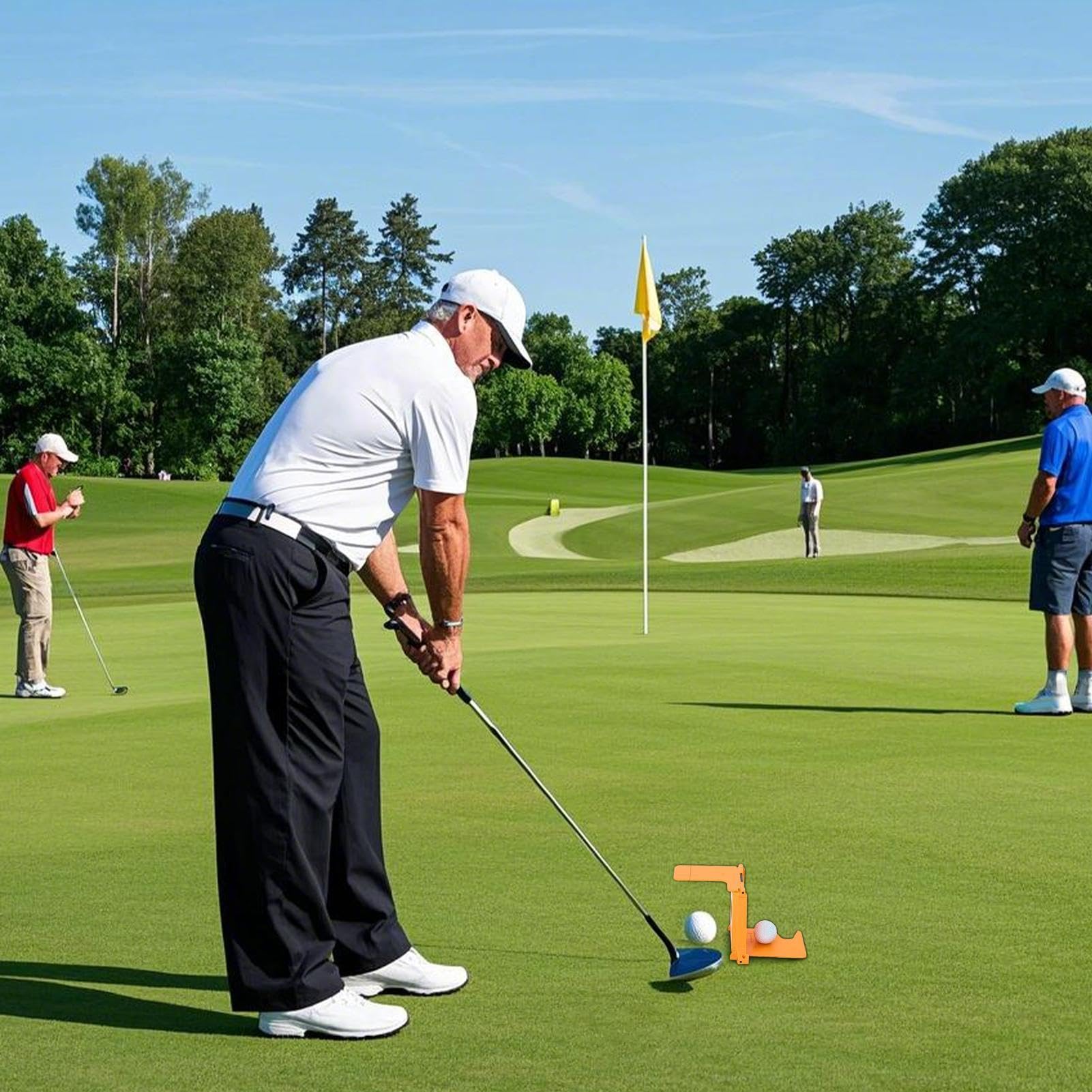 Putter antiscivolo leggero per correggere l'altalena da golf