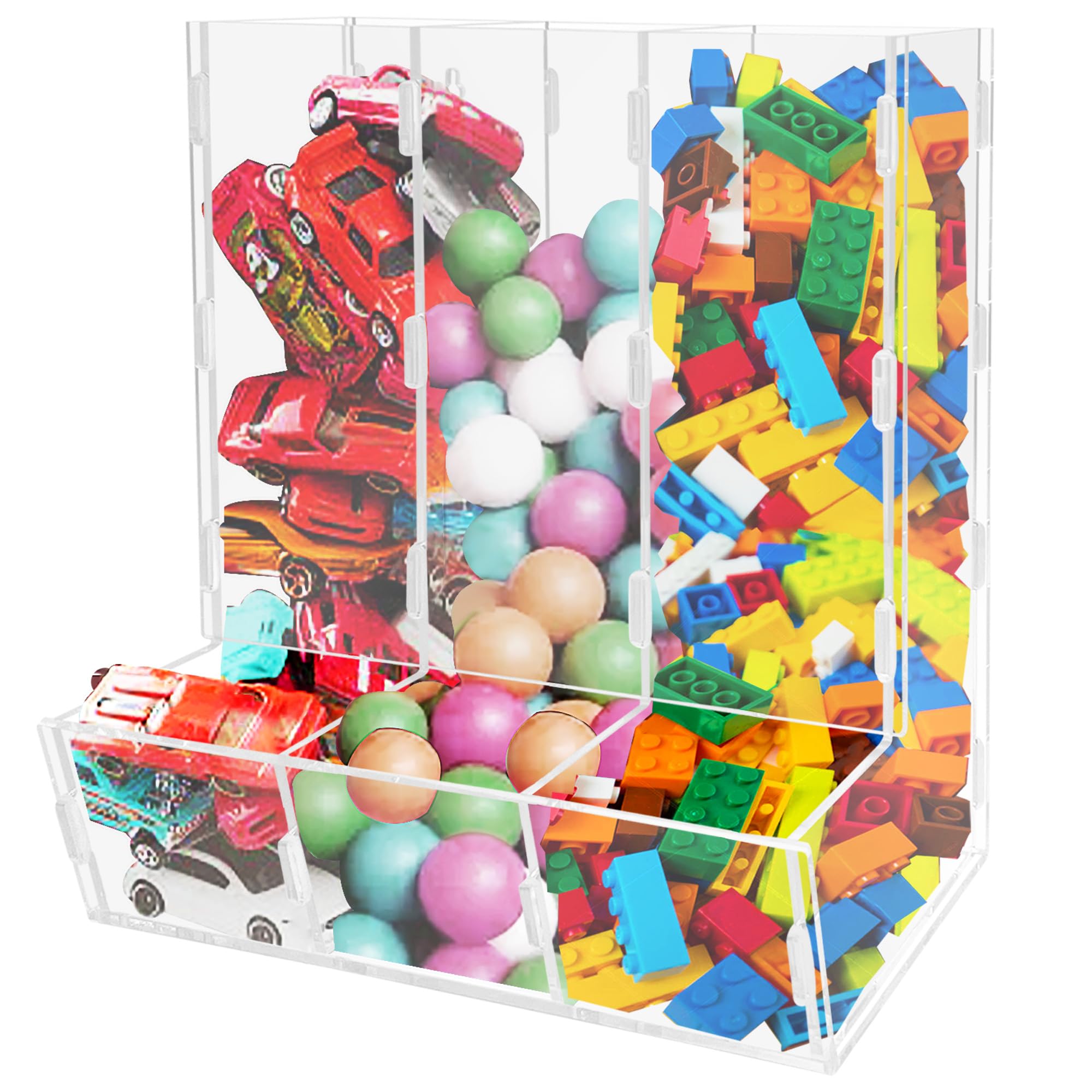 Distributeur de jouets mural pour éviter le désordre des blocs et voitures