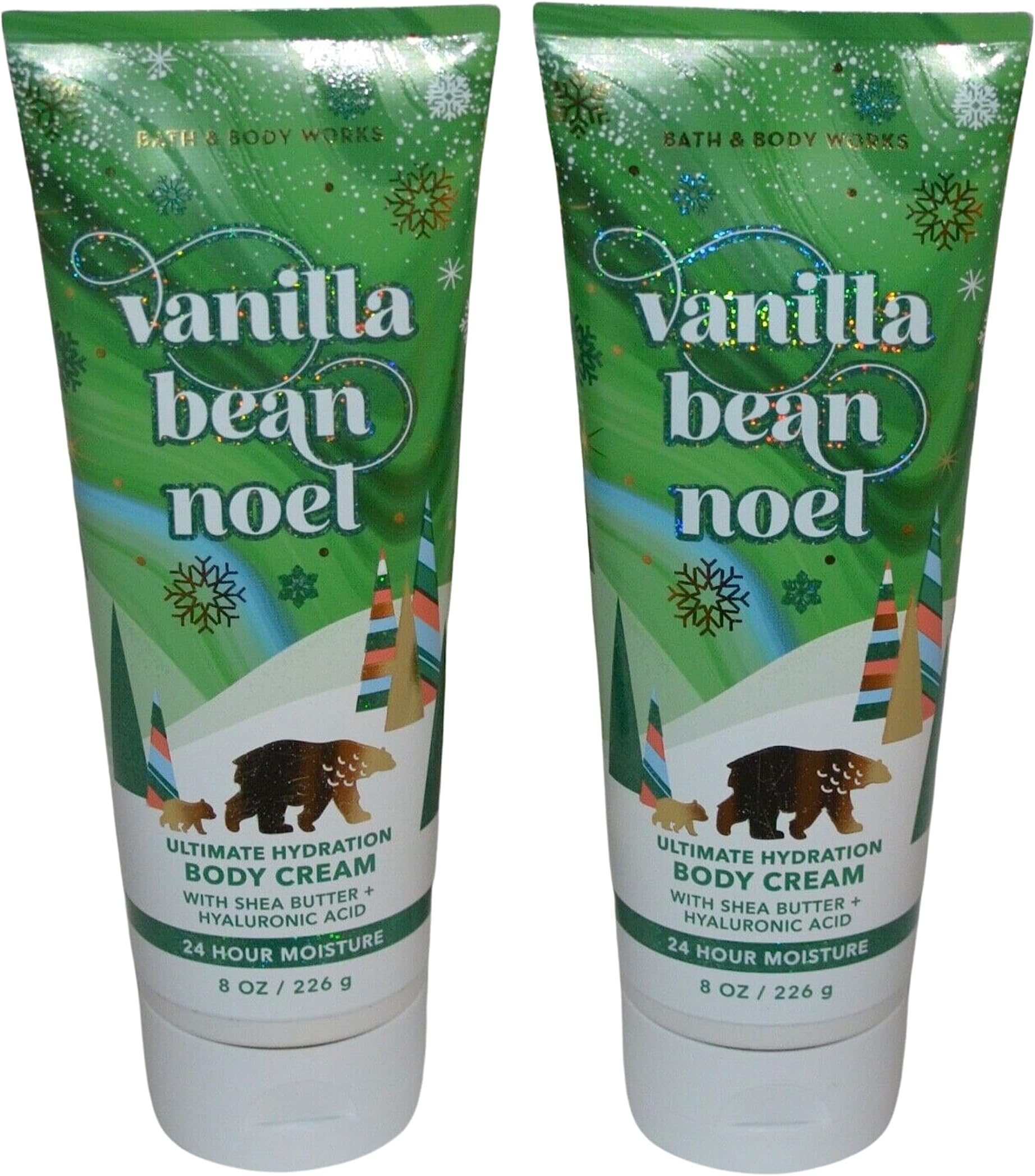 Ultimate Hydration Body Cream Pack of 2 (Vanilla Bean Noel),8.0 fluid_ounces