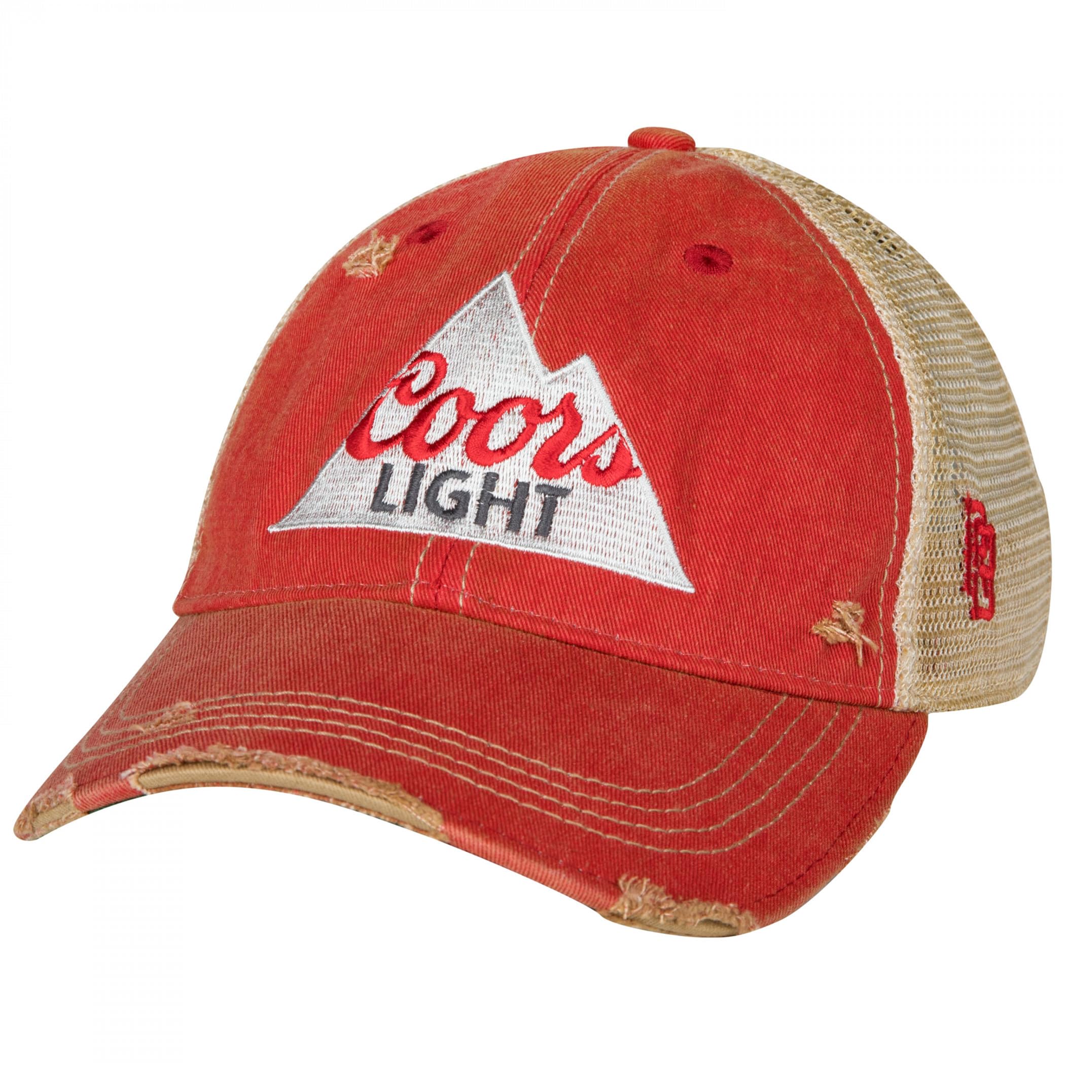 Coors Light Logo Red Colorway Trucker Hat, Red, One size