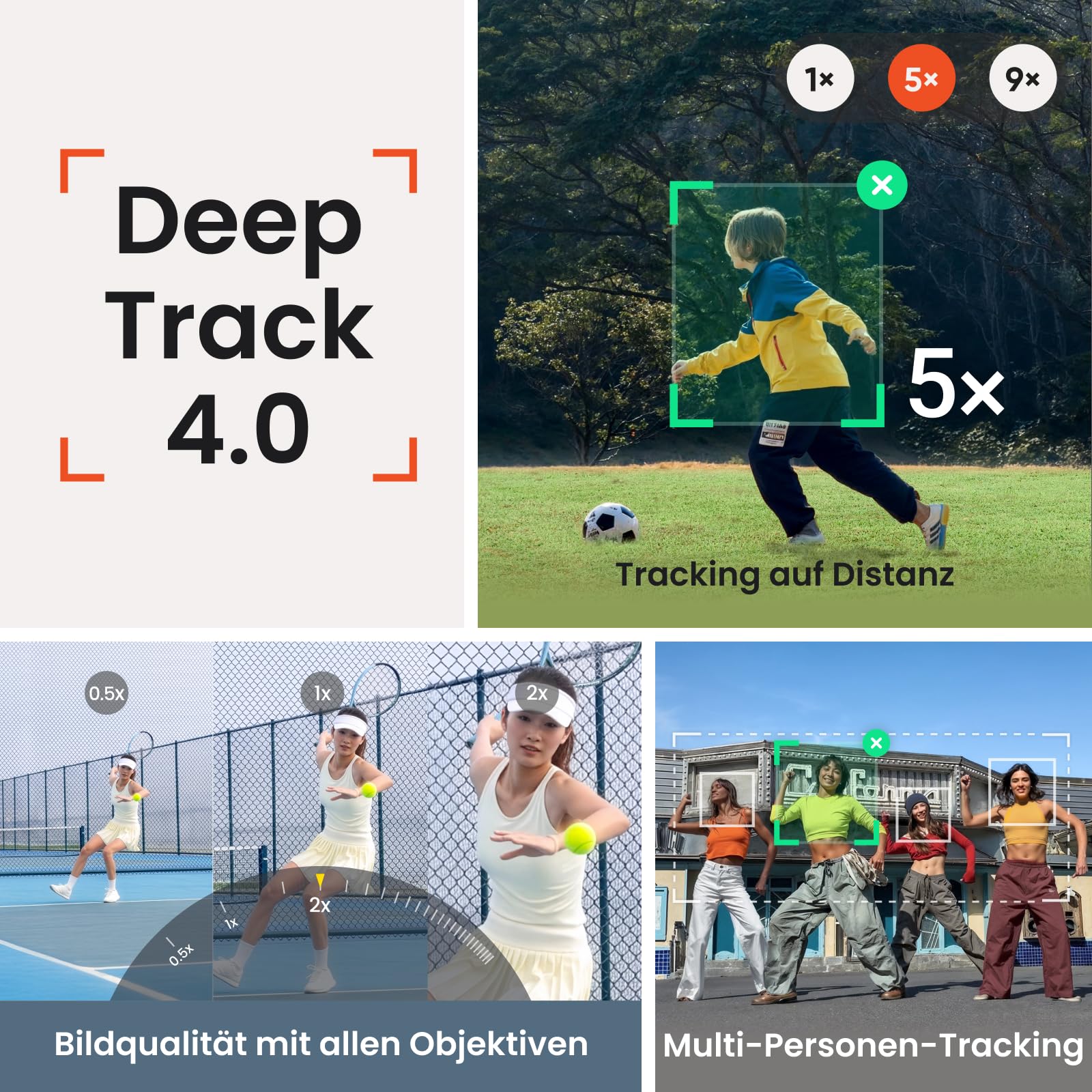 Insta360 Flow 2 Pro KI-Tracker-Bundle Schneeweiß– Erster KI-Smartphone-Gimbal mit Apple DockKit, smartes 360°-Schwenk-Tracking, frei neigbar, Stativ/Selfie-Stick integr.