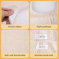 Vista 4 de RunNico Fundas de Cojines para Comedor de RV - Fundas Elásticas para Cojines de Camper - Protector de Muebles de Sofá Loveseat Extensible para RV