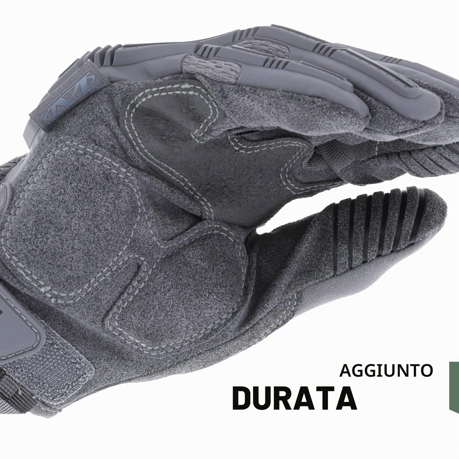 Mechanix Wear - M-Pact Guanti, Wolf Grey, Small