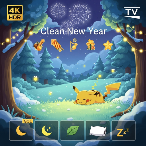 craft Pikachu Sleep: Cozy Pokemon Ambience & Relaxing Lullaby Noise Fire TV