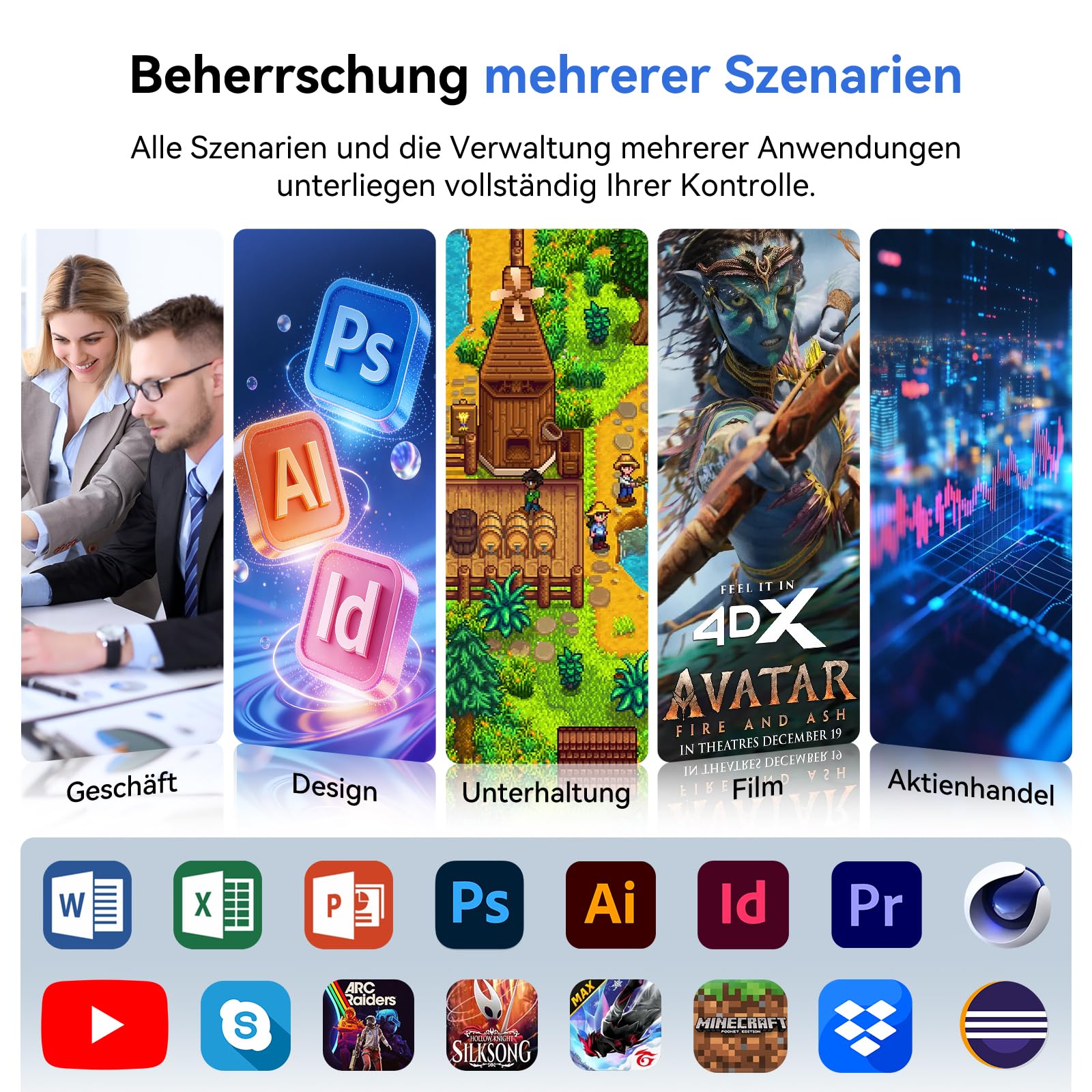 Blackview MP20 Mini PC Ryzen Win 11 Pro, AMD Radeon Graphics, 16GB DDR4 512GB SSD Micro Desktop Computer 4K Dual-Display, USB 3.2+DP+HDMI+Gigabit LAN Desktop PC Für Business/Heimkino-3 Jahre Garantie