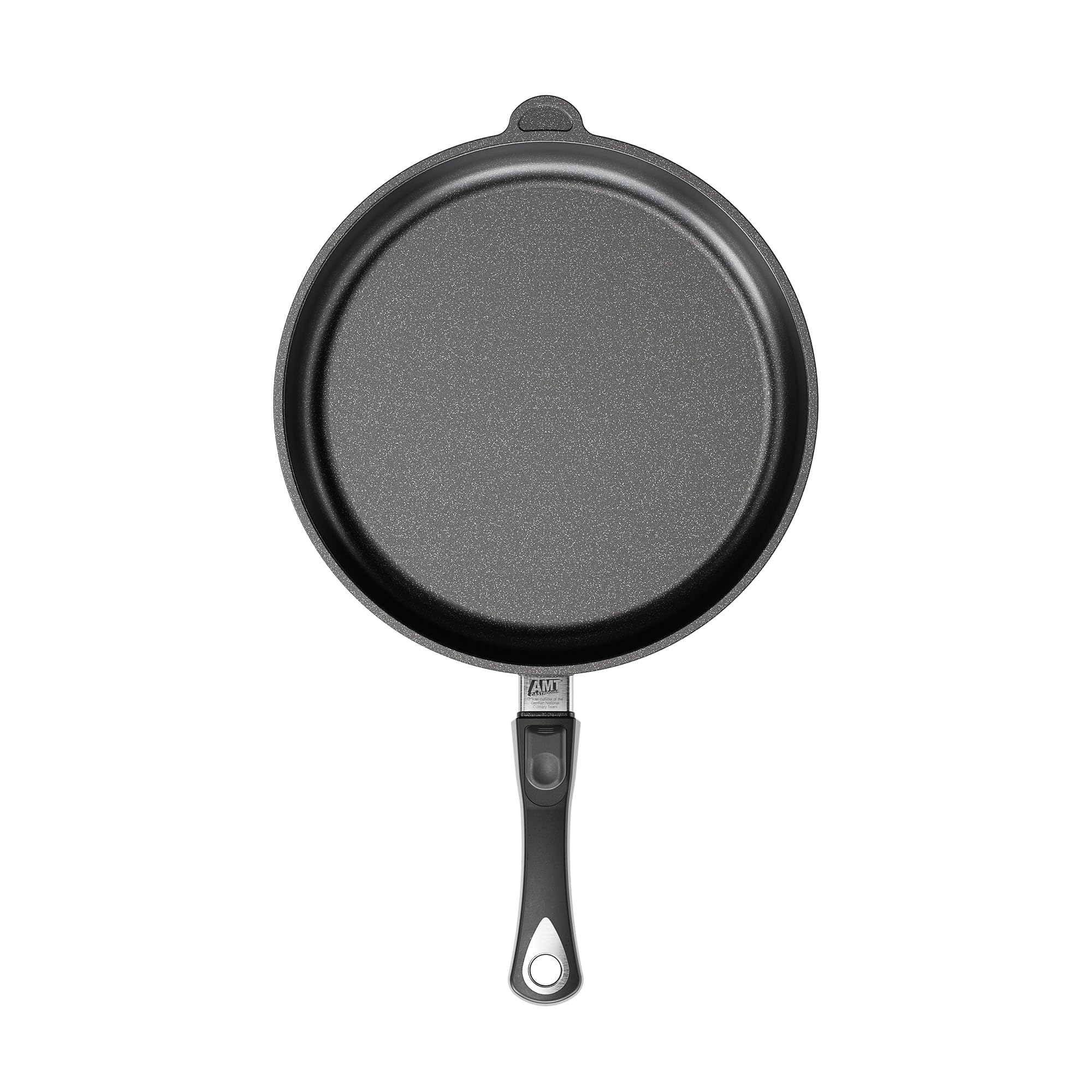 AMT Gastroguss The World´S [.] Koekenpan inductie, diameter 32 cm, hoogte 5 cm, gegoten aluminium (aluminium), Lotan® antiaanbaklaag voor vetvrij bakken, AMZN I 532 E