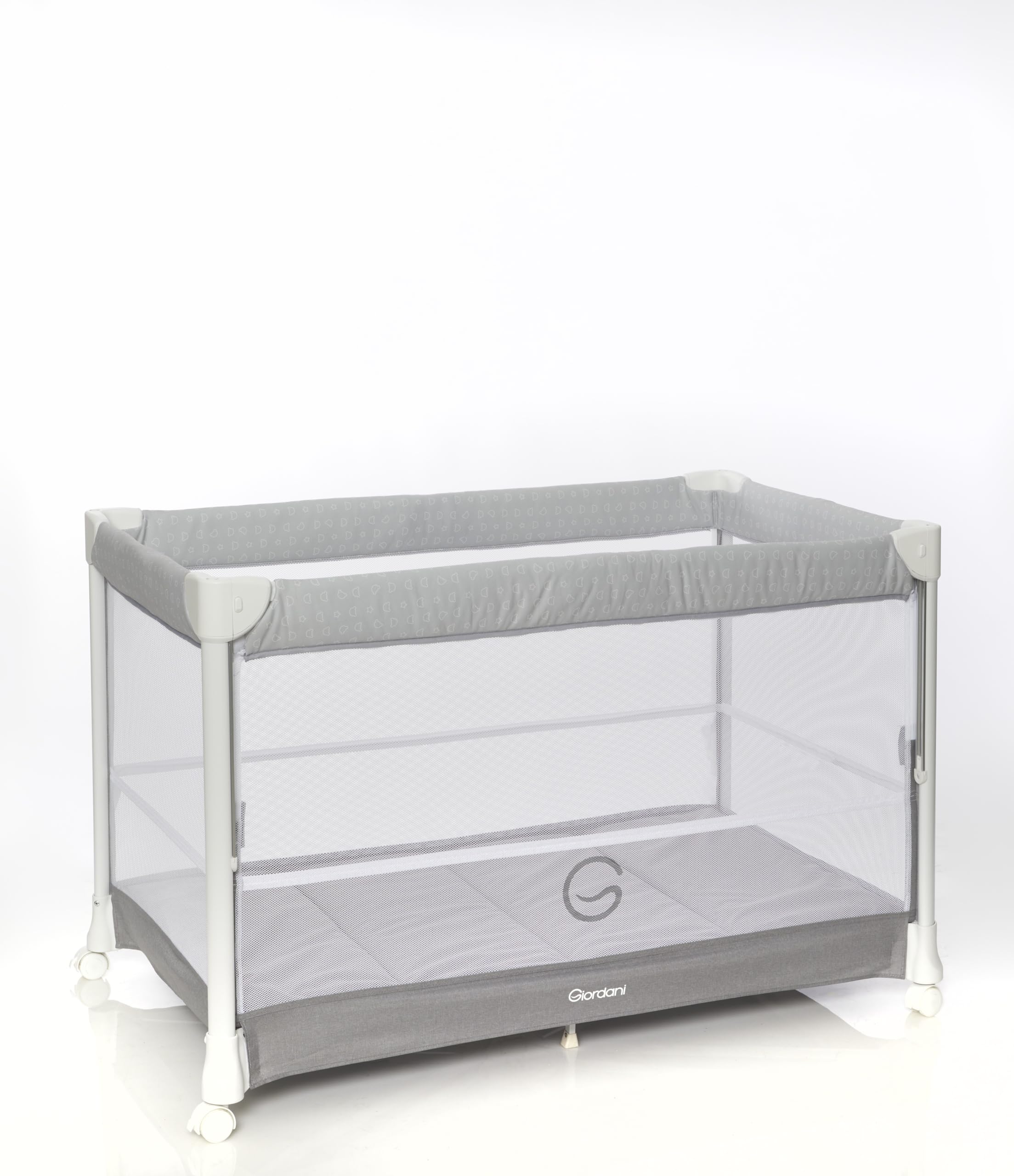 Giordani G3-Matic Lettino da Viaggio e Culla Fianco Letto 0-15kg | Chiusura Automatica Rapida, Spondina Abbassabile e Kit Doppia Altezza | 4 Ruote con Freno, Materasso e Borsa Trasporto Inclusi