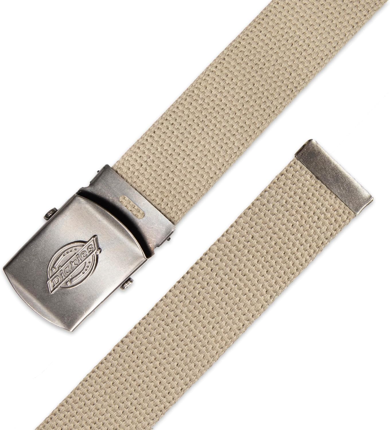 Dickies mens Fabric Web Plaque Logo Buckle Belt - One Size Cut-to-fit- Fits Up to Size 42" Waist - Image 5