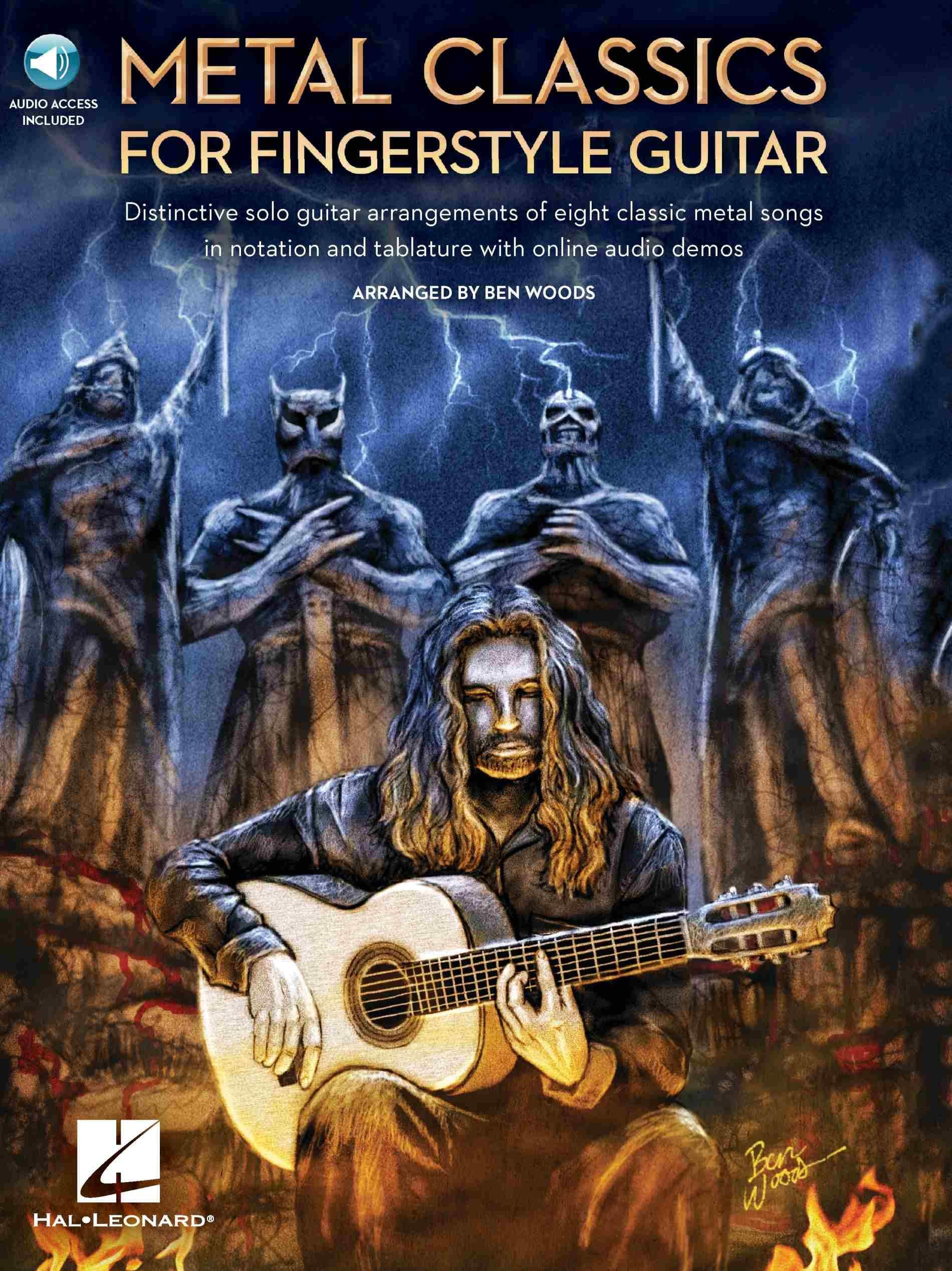 Metal Classics for Fingerstyle Guitar: Distinctive Solo Guitar Arrangements of Eight Classic Metal Songs in Notation and Tablature With Online Audio Demos