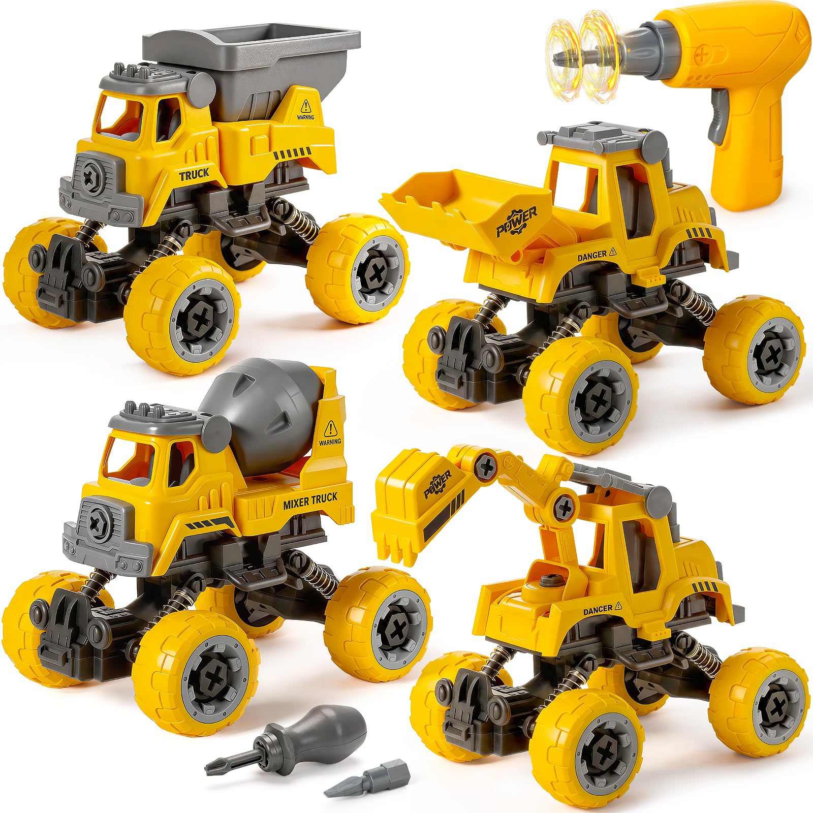 Ellinjan take Apart Construction Cars