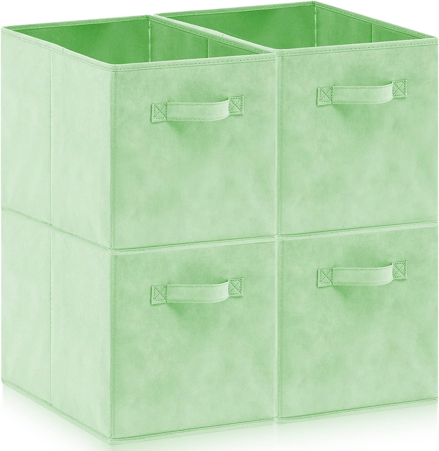 Amazing Tour 4 PCS Cube Storage Boxes 33x38x33 Foldable Fabric with