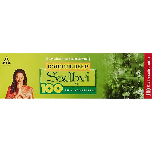 Mangaldeep Sadhvi Incense 100 Sticks
