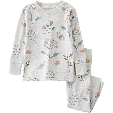 Carter's Baby and Toddler 2-Piece Cozy Floral Pajamas