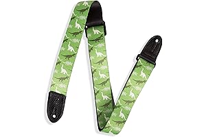 Kid-Sized Dinosaur Camo Guitar Strap