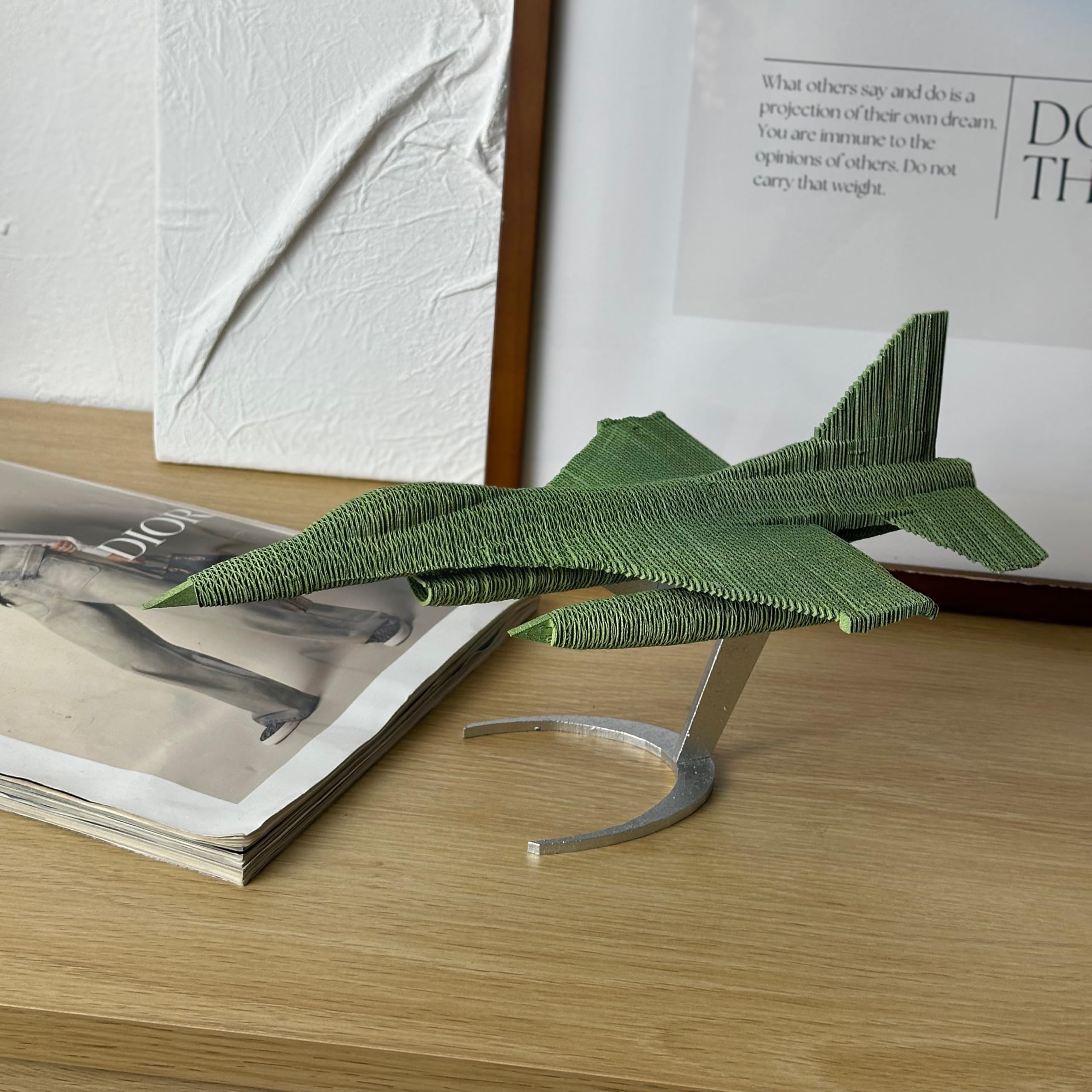 Avion de Chasse F-16 Puzzle 3D en Carton – Maquette à Monter