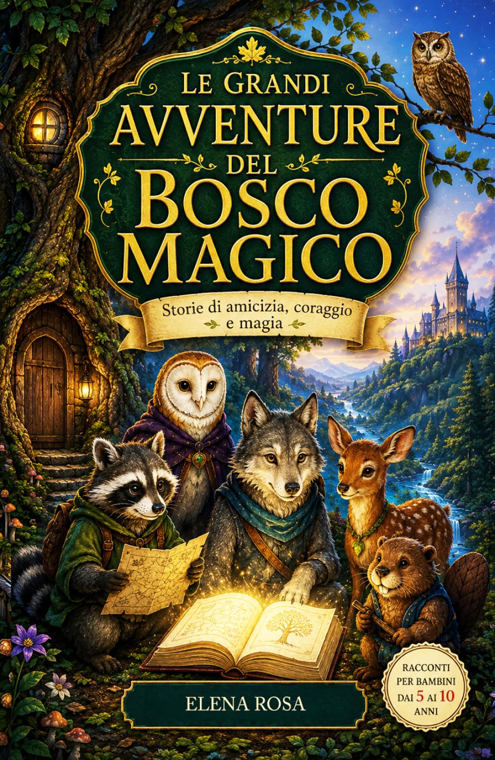 LE GRANDI AVVENTURE DEL BOSCO MAGICO: Storie di amicizia coraggio e magia - Favole per bambini dai 5 ai 10 anni