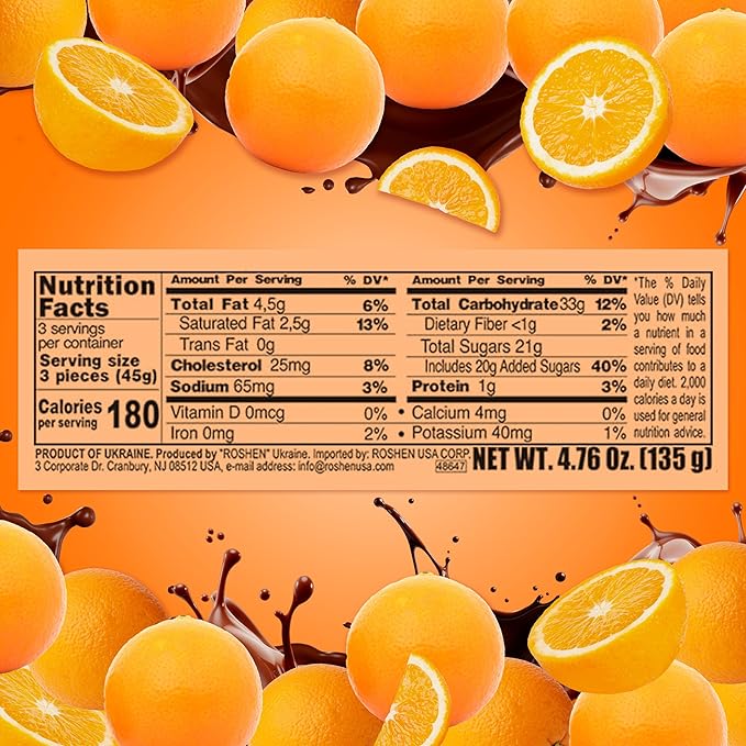 Roshen Lovita Galletas Jelly Cookies Relleno Naranja 135g Pack 2 miniatura 2