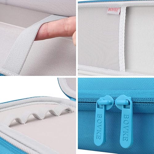 Vista 73 de BOVKE Funda de viaje para 3M Littmann Classic III, Lightweight II S.E, Cardiology IV Diagnostic, MDF Acoustica Deluxe Estetoscopios - Espacio Negro