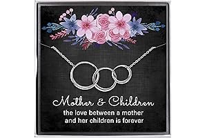 Mother of Two Infinity Circle Necklace