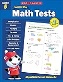 Scholastic Success with Math Tests Workbook Grade 5