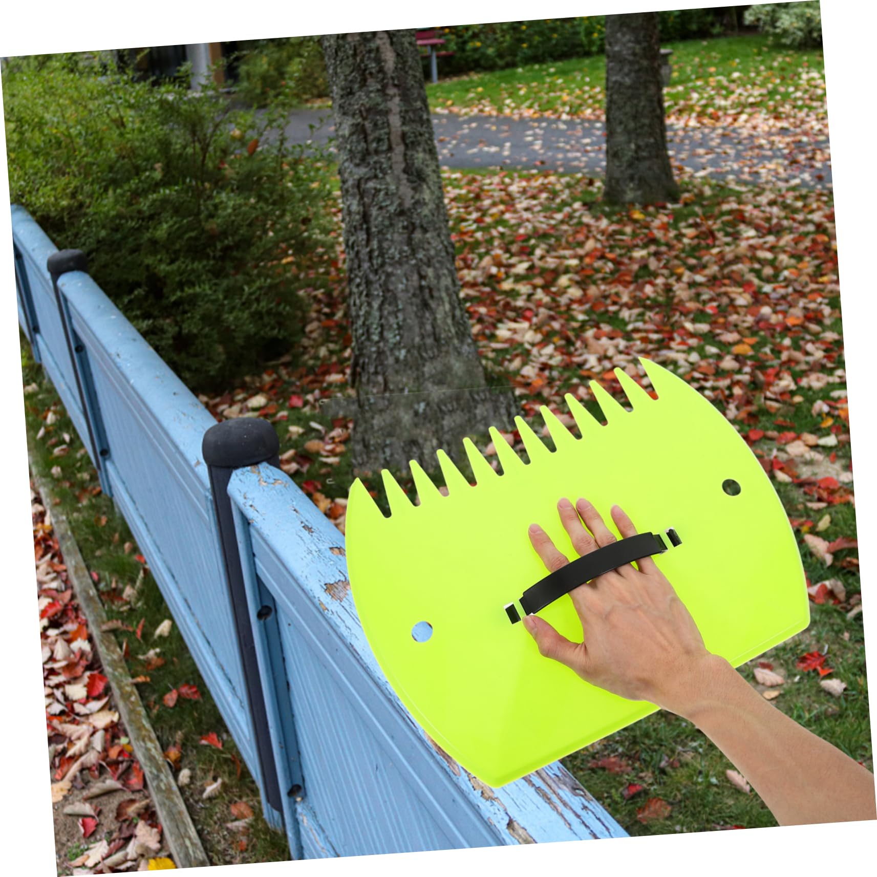 Mipcase 2pares Rastrillo Recolector para Jardín Rastrillo De Mano De Plástico para Recoger Césped por Paquete Herramienta De Jardín Útil
