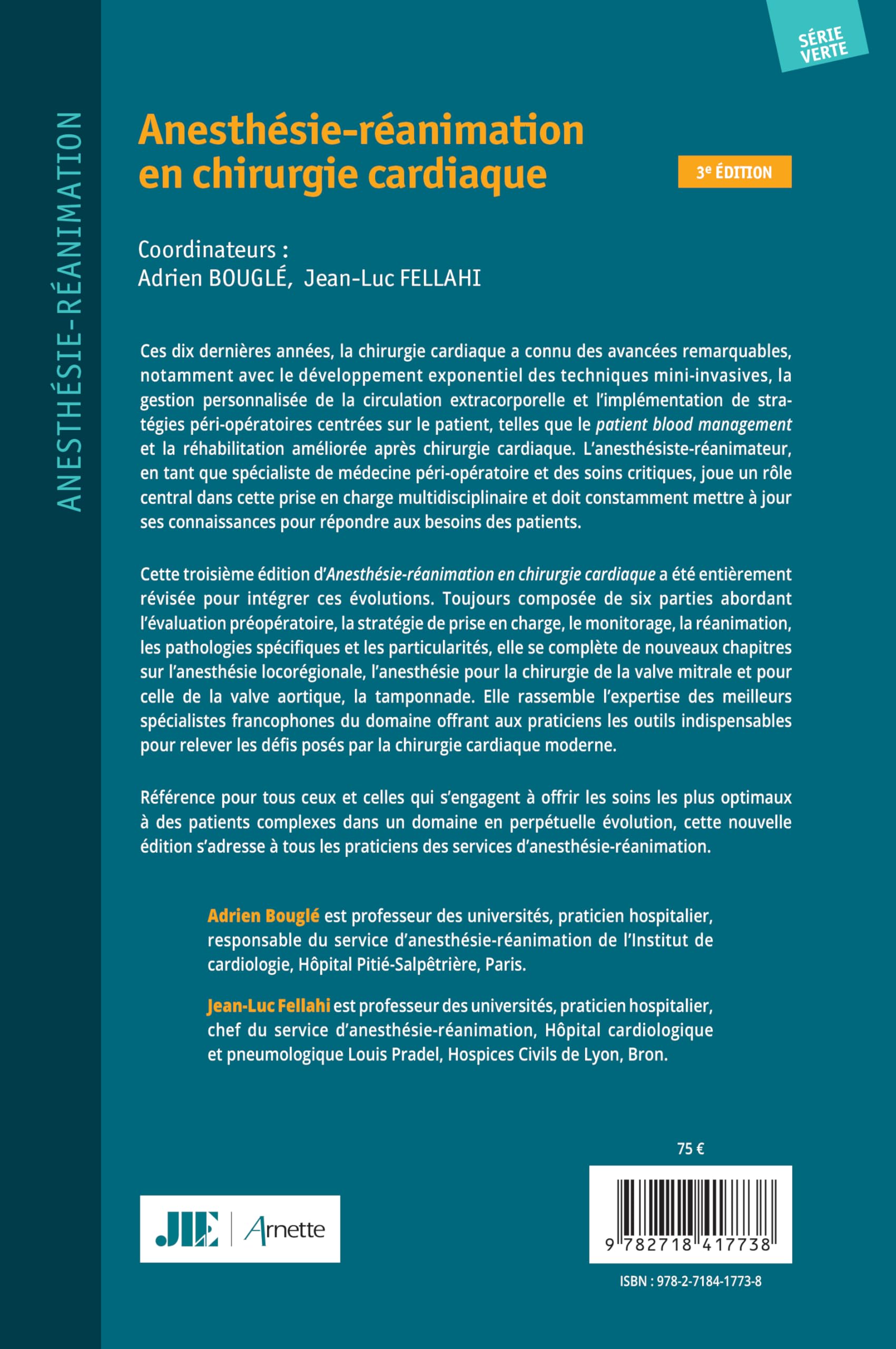 Anesthésie-réanimation en chirurgie cardiaque