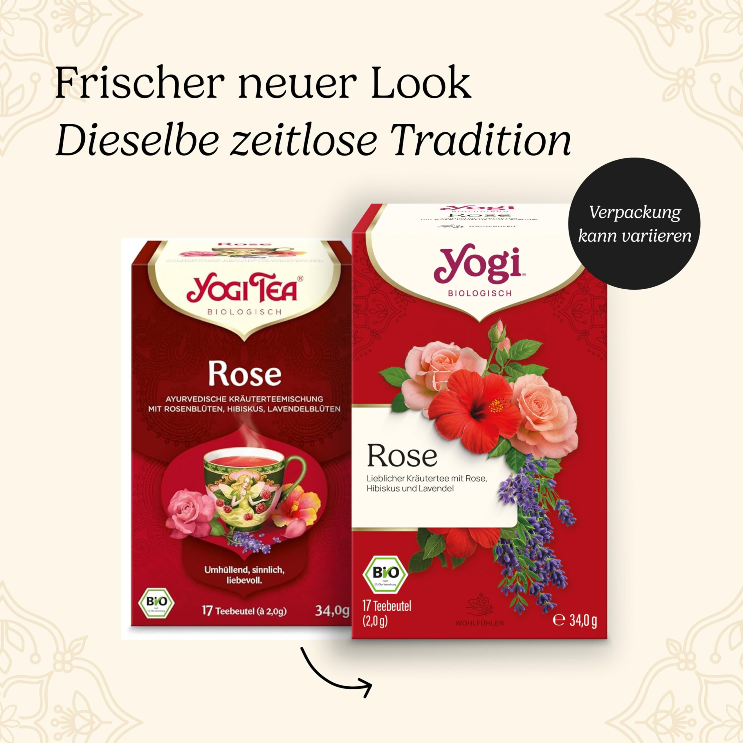 Yogi Tea Róża 6 kg. à 17 Tb.