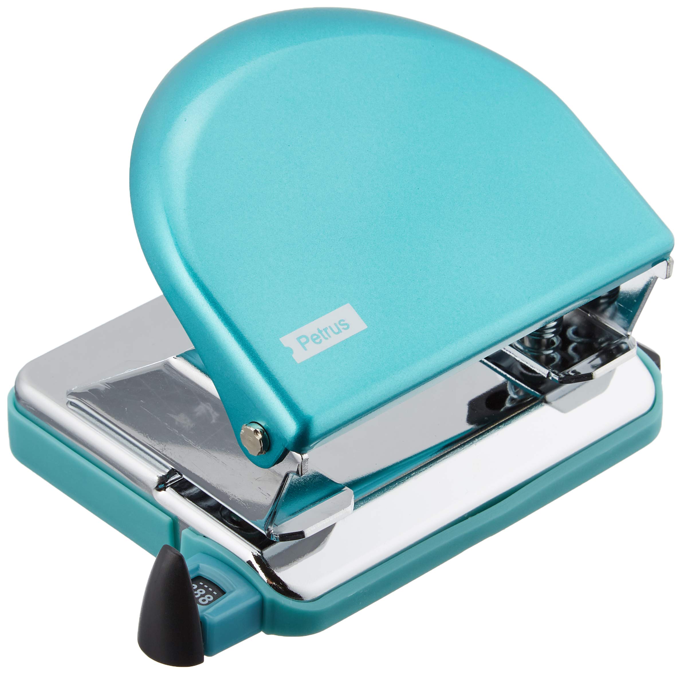 Taladrador petrus 52 wow turquesa metalizado capacidad 20 hojas en blister